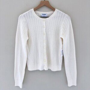 NWT Old Navy SoSoft Cropped Cable Cardigan Sweater